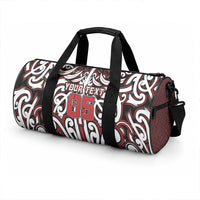 Custom Aotearoa Ngapuhi Duffle Bag Maori Tribal Pattern Mix Poutama LT05 - Polynesian Pride