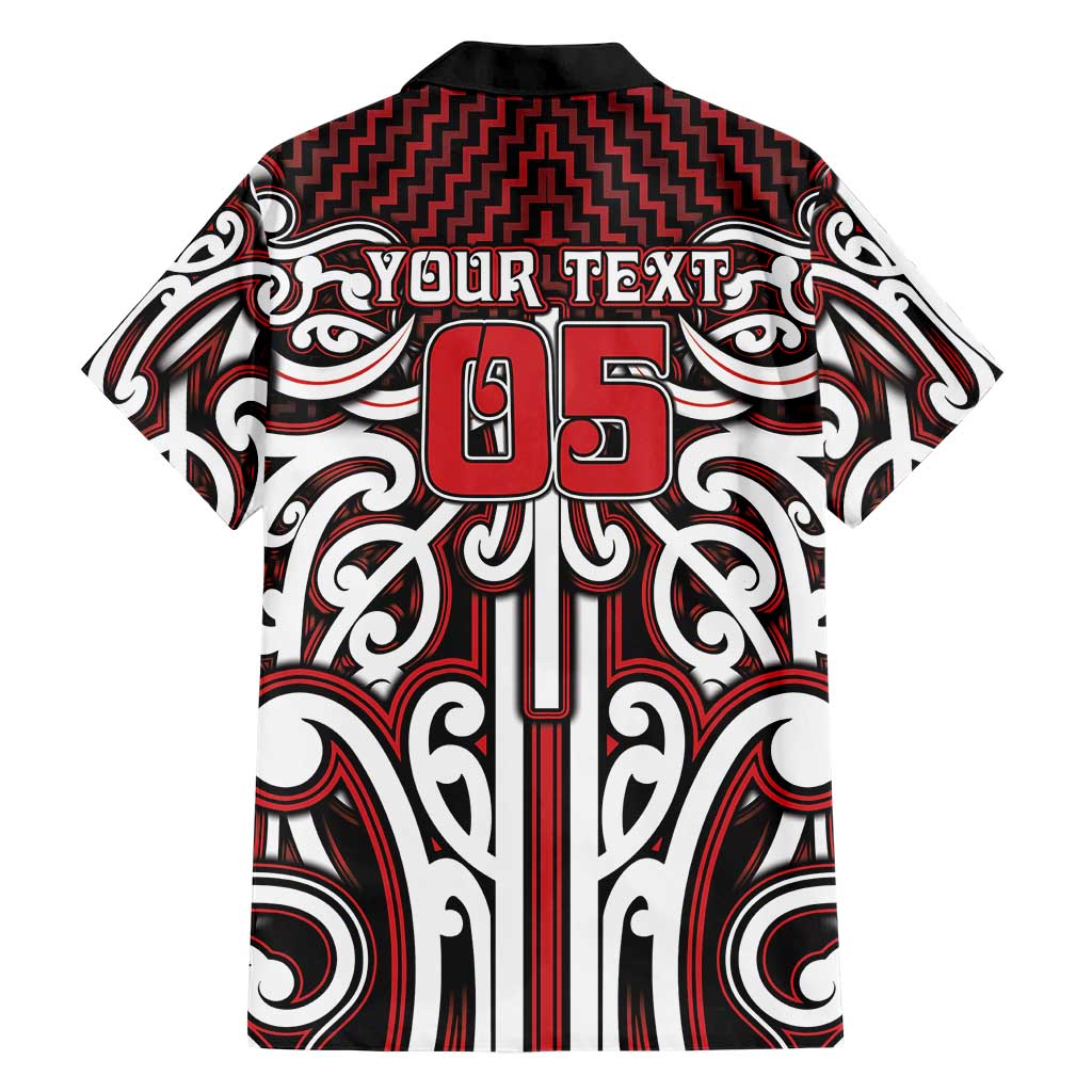 Custom Aotearoa Ngapuhi Family Matching Off Shoulder Maxi Dress and Hawaiian Shirt Maori Tribal Pattern Mix Poutama LT05 - Polynesian Pride