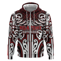 Custom Aotearoa Ngapuhi Hoodie Maori Tribal Pattern Mix Poutama