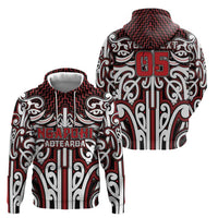 Custom Aotearoa Ngapuhi Hoodie Maori Tribal Pattern Mix Poutama