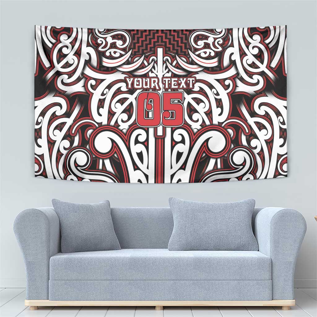 Custom Aotearoa Ngapuhi Tapestry Maori Tribal Pattern Mix Poutama