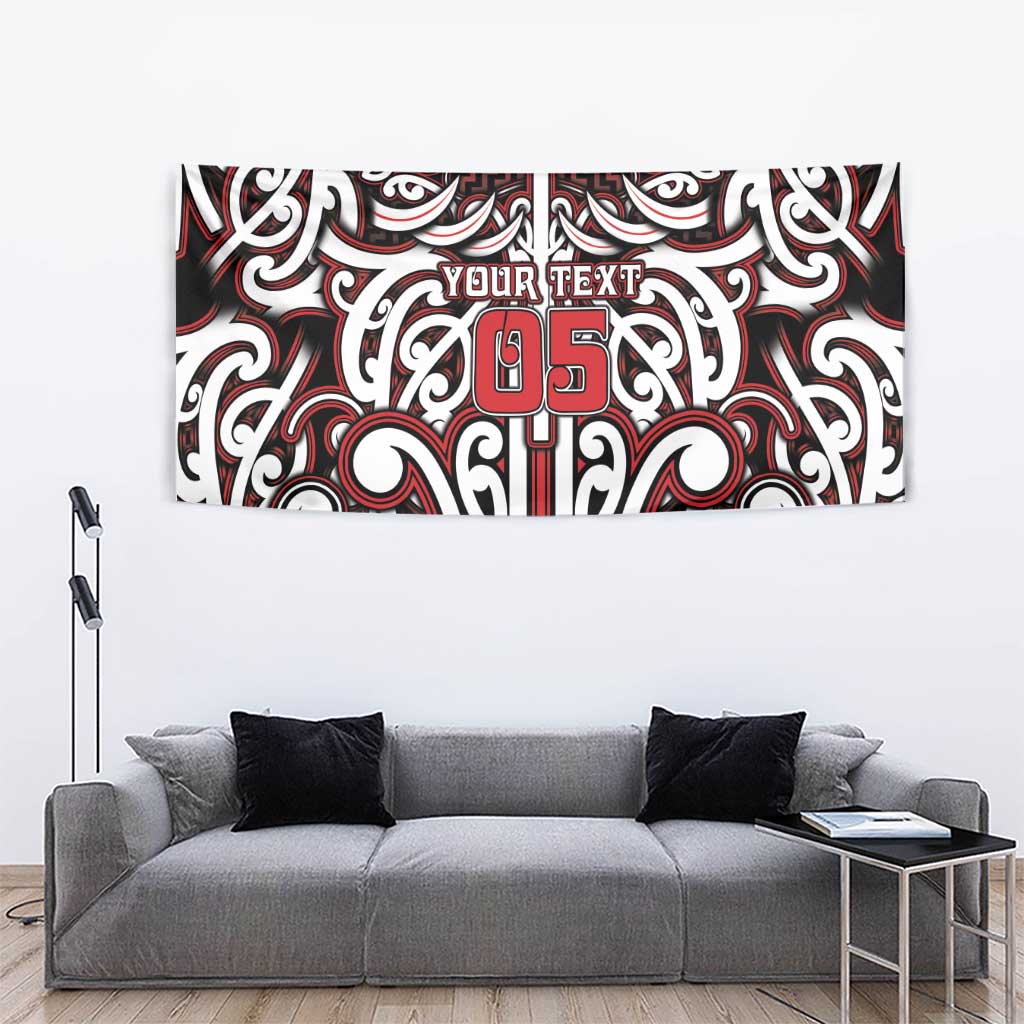 Custom Aotearoa Ngapuhi Tapestry Maori Tribal Pattern Mix Poutama