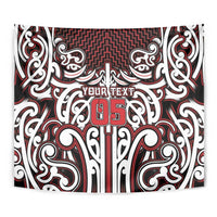 Custom Aotearoa Ngapuhi Tapestry Maori Tribal Pattern Mix Poutama