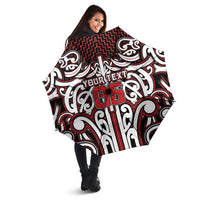 Custom Aotearoa Ngapuhi Umbrella Maori Tribal Pattern Mix Poutama