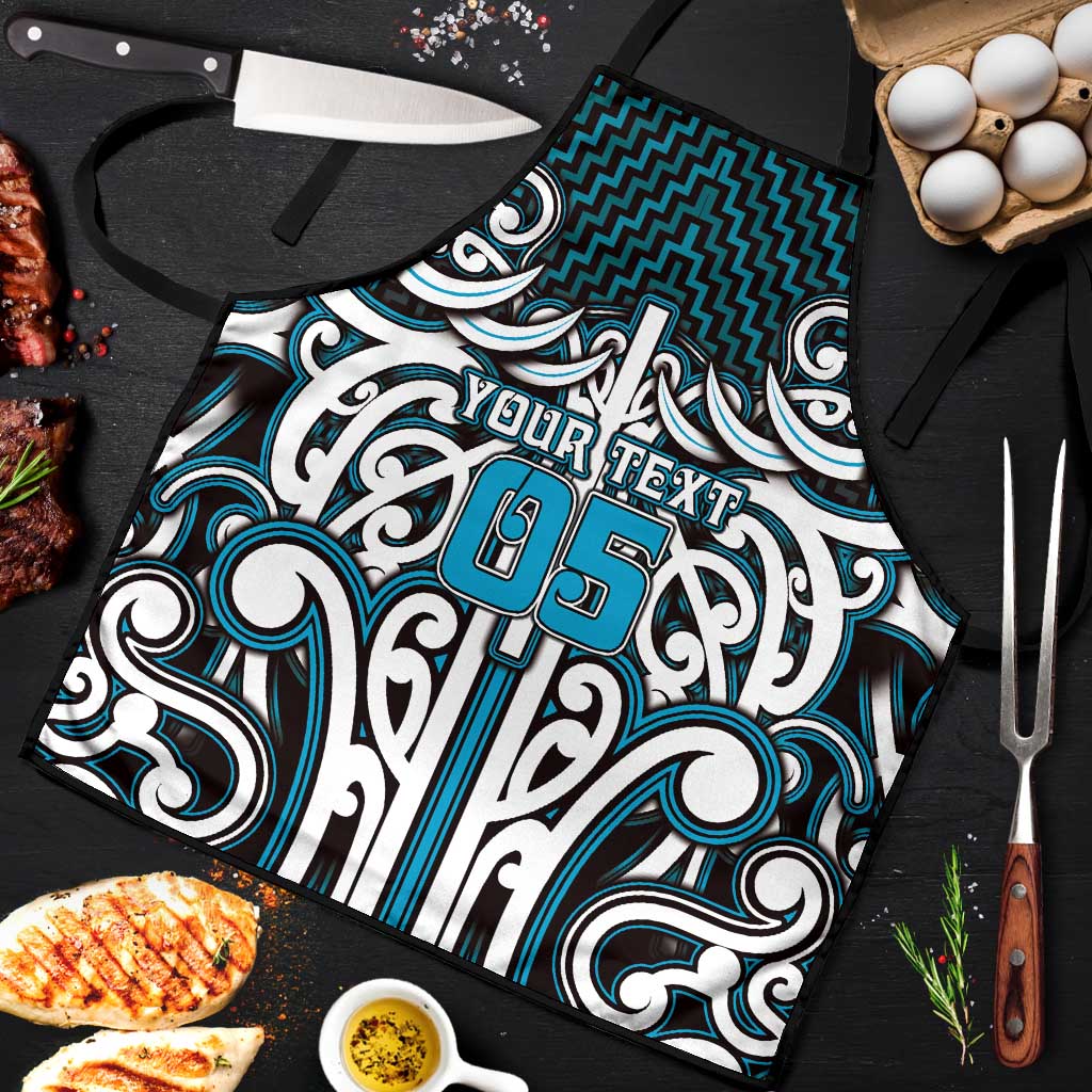 Custom Aotearoa Ngati Porou Apron Maori Tribal Pattern Mix Poutama