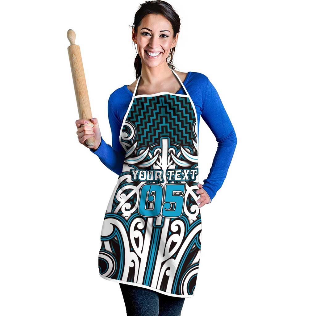 Custom Aotearoa Ngati Porou Apron Maori Tribal Pattern Mix Poutama