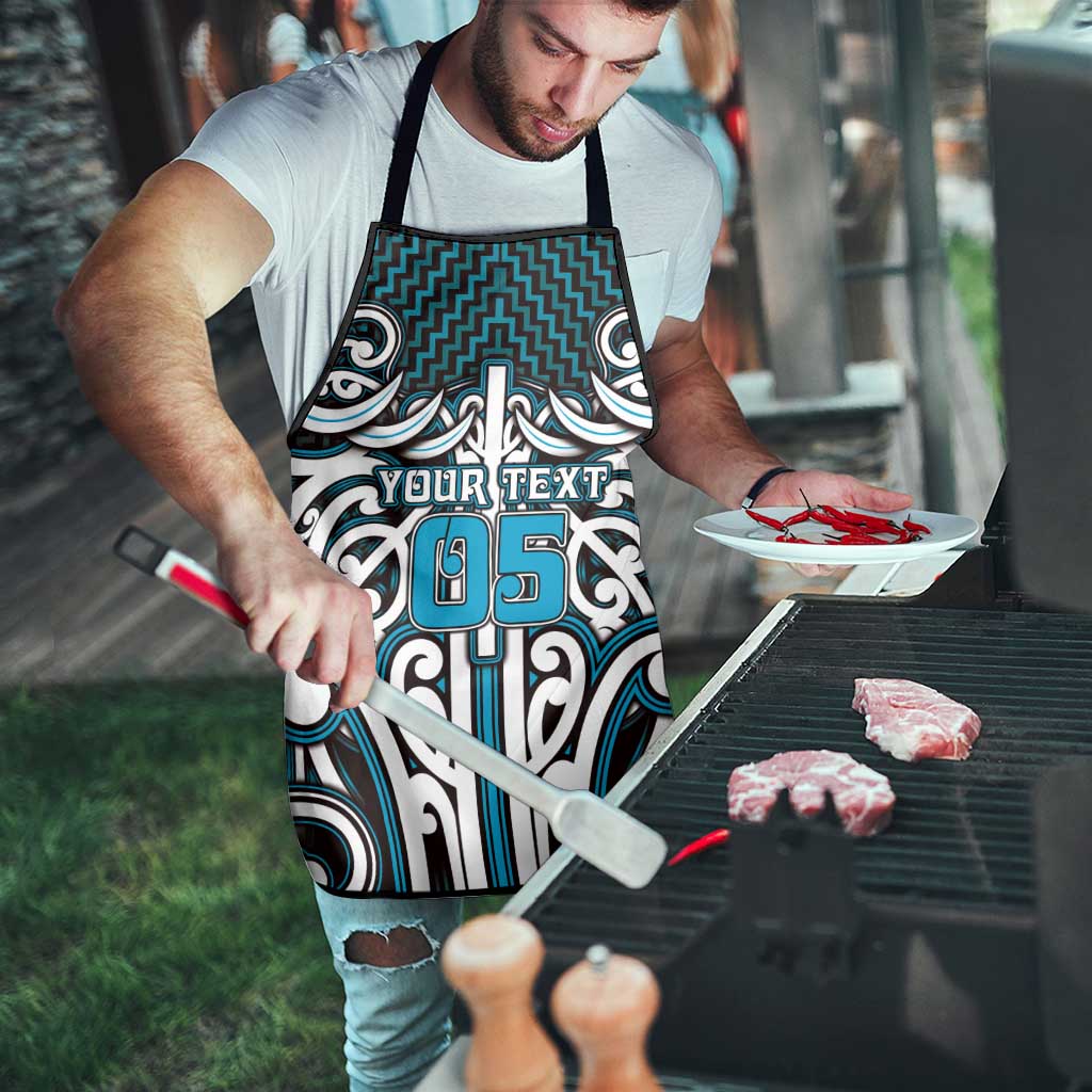Custom Aotearoa Ngati Porou Apron Maori Tribal Pattern Mix Poutama