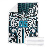 Custom Aotearoa Ngati Porou Blanket Maori Tribal Pattern Mix Poutama