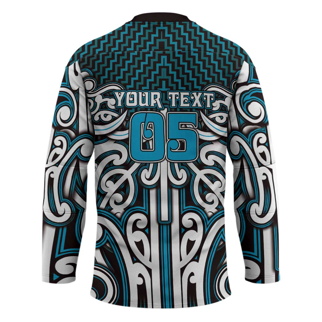 Custom Aotearoa Ngati Porou Hockey Jersey Maori Tribal Pattern Mix Poutama