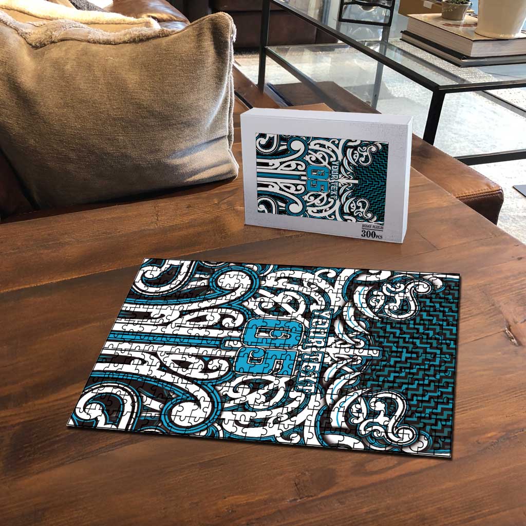 Custom Aotearoa Ngati Porou Puzzle Maori Tribal Pattern Mix Poutama