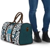 Custom Aotearoa Ngati Porou Travel Bag Maori Tribal Pattern Mix Poutama