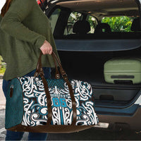 Custom Aotearoa Ngati Porou Travel Bag Maori Tribal Pattern Mix Poutama