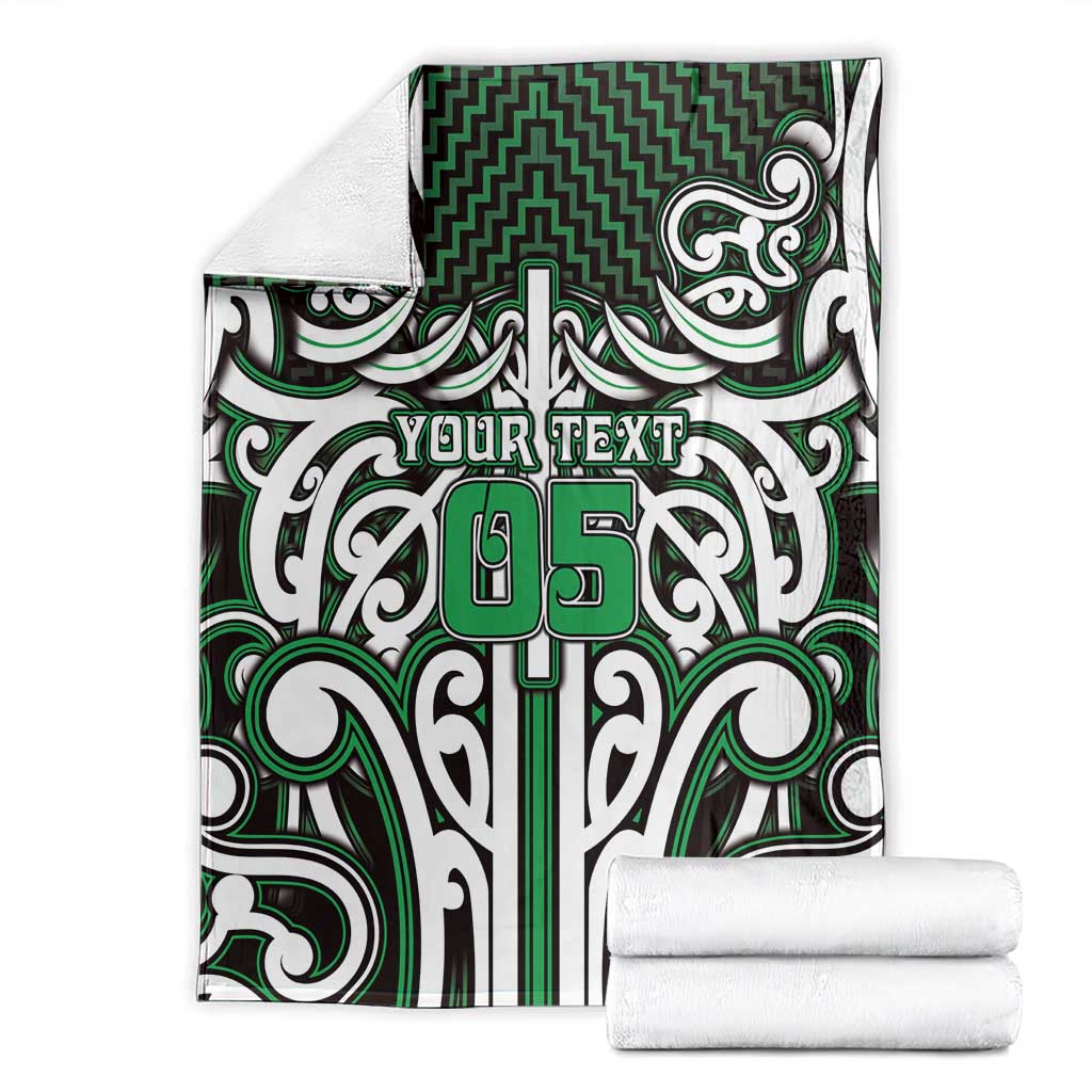 Custom Aotearoa Ngai Tahu Blanket Maori Tribal Pattern Mix Poutama