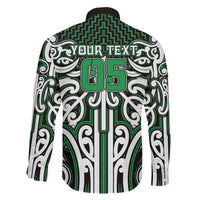 Custom Aotearoa Ngai Tahu Family Matching Tank Maxi Dress and Hawaiian Shirt Maori Tribal Pattern Mix Poutama LT05 - Polynesian Pride