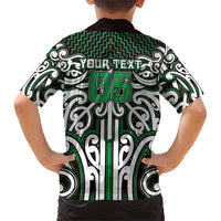 Custom Aotearoa Ngai Tahu Hawaiian Shirt Maori Tribal Pattern Mix Poutama