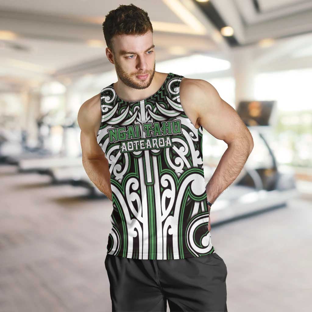 Custom Aotearoa Ngai Tahu Men Tank Top Maori Tribal Pattern Mix Poutama