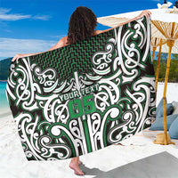Custom Aotearoa Ngai Tahu Sarong Maori Tribal Pattern Mix Poutama