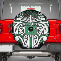 Custom Aotearoa Ngai Tahu Spare Tire Cover Maori Tribal Pattern Mix Poutama LT05 - Polynesian Pride