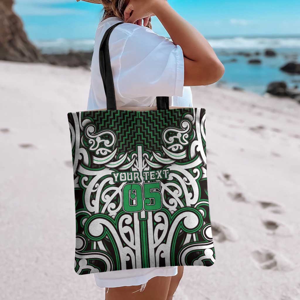 Custom Aotearoa Ngai Tahu Tote Bag Maori Tribal Pattern Mix Poutama