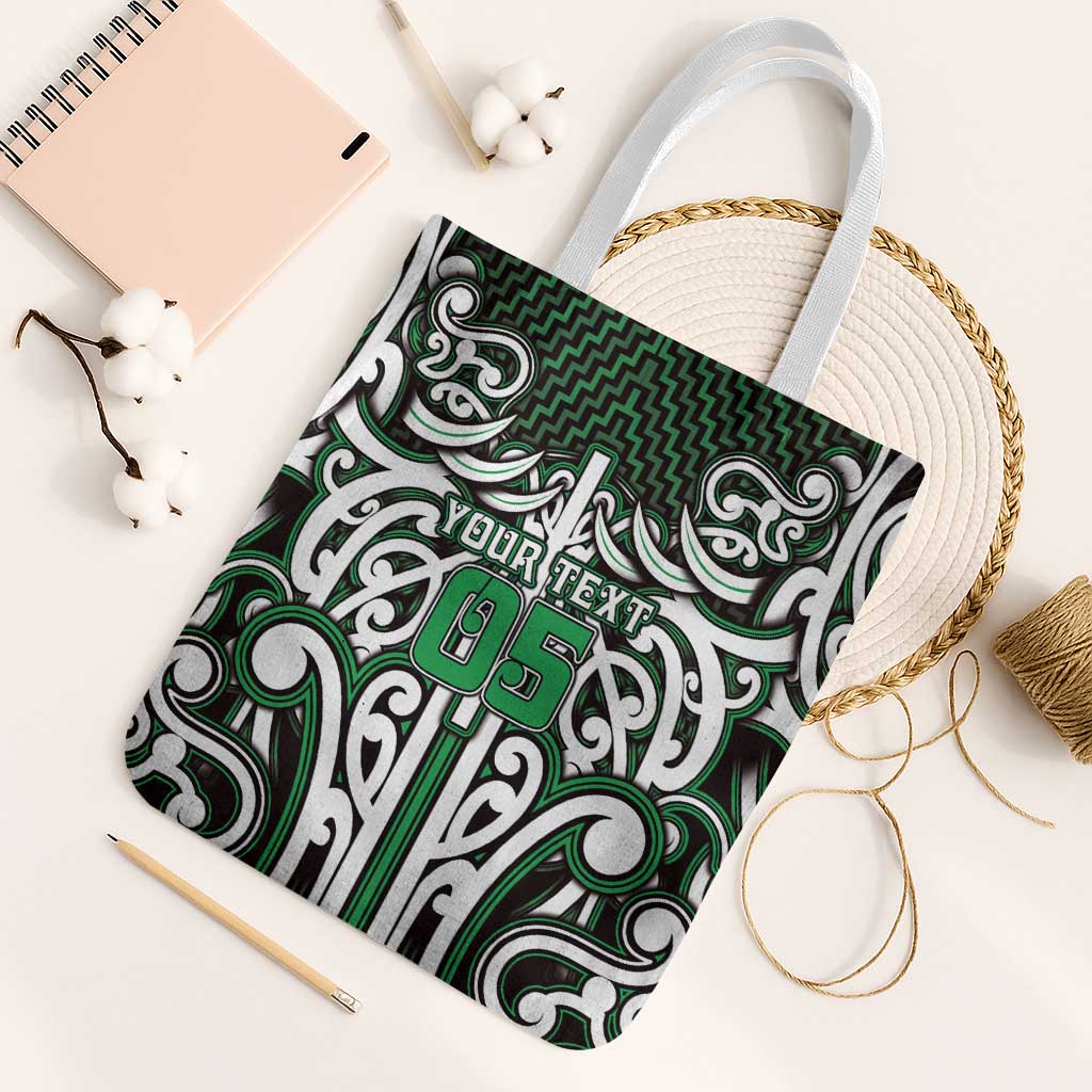 Custom Aotearoa Ngai Tahu Tote Bag Maori Tribal Pattern Mix Poutama