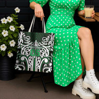 Custom Aotearoa Ngai Tahu Tote Bag Maori Tribal Pattern Mix Poutama