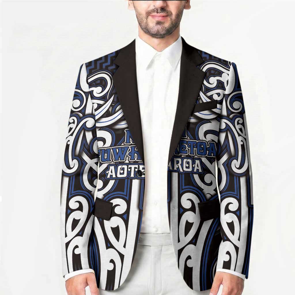 Custom Aotearoa Ngati Tuwharetoa Blazer Maori Tribal Pattern Mix Poutama