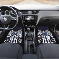 Custom Aotearoa Ngati Tuwharetoa Car Mats Maori Tribal Pattern Mix Poutama