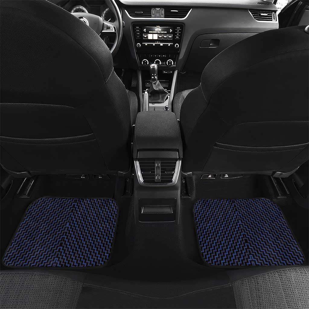 Custom Aotearoa Ngati Tuwharetoa Car Mats Maori Tribal Pattern Mix Poutama