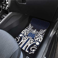 Custom Aotearoa Ngati Tuwharetoa Car Mats Maori Tribal Pattern Mix Poutama
