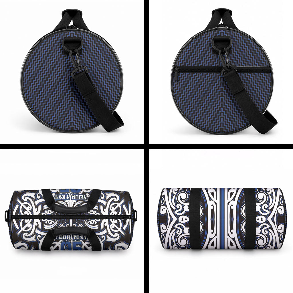 Custom Aotearoa Ngati Tuwharetoa Duffle Bag Maori Tribal Pattern Mix Poutama LT05 - Polynesian Pride