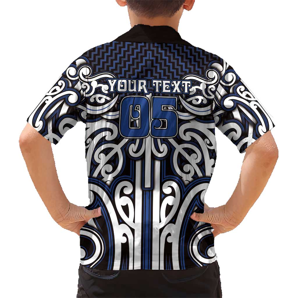 Custom Aotearoa Ngati Tuwharetoa Family Matching Tank Maxi Dress and Hawaiian Shirt Maori Tribal Pattern Mix Poutama LT05 - Polynesian Pride