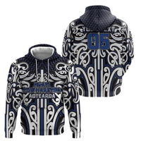 Custom Aotearoa Ngati Tuwharetoa Hoodie Maori Tribal Pattern Mix Poutama