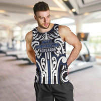 Custom Aotearoa Ngati Tuwharetoa Men Tank Top Maori Tribal Pattern Mix Poutama