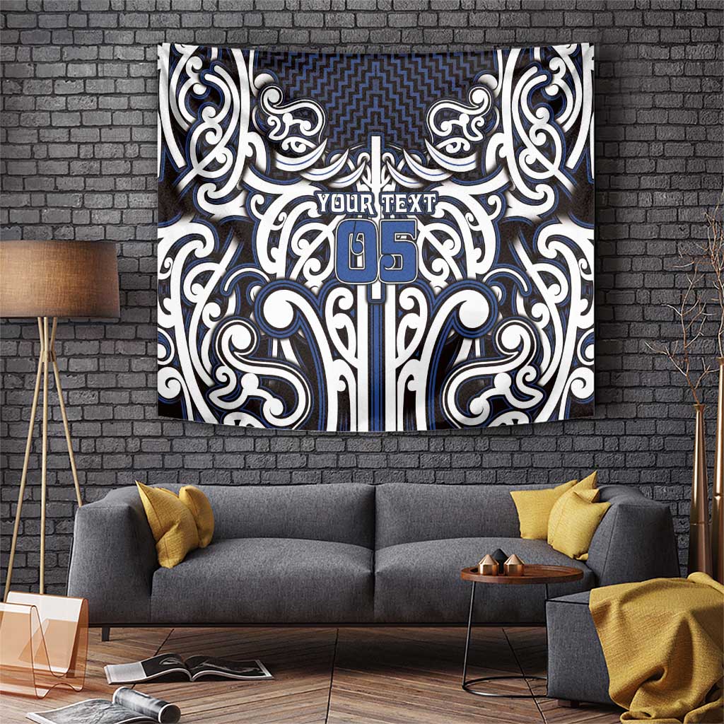 Custom Aotearoa Ngati Tuwharetoa Tapestry Maori Tribal Pattern Mix Poutama