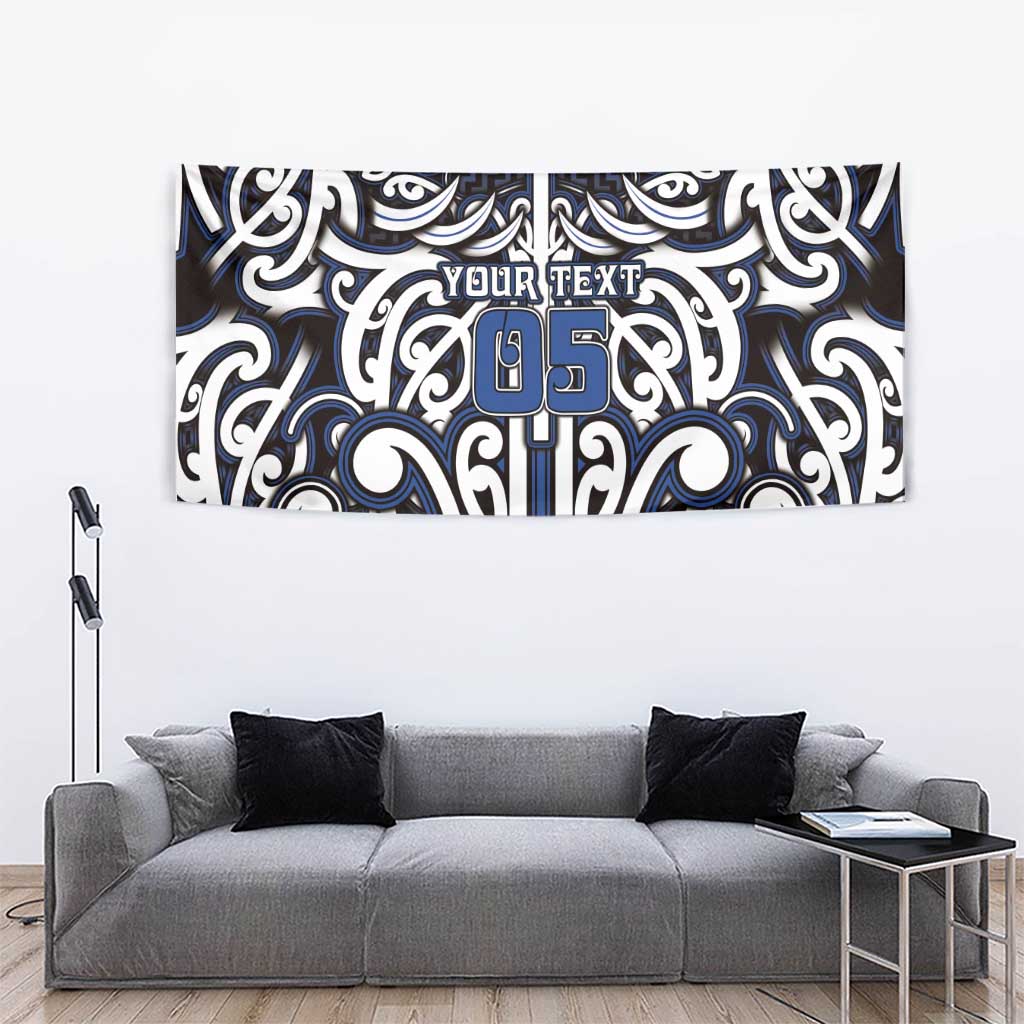 Custom Aotearoa Ngati Tuwharetoa Tapestry Maori Tribal Pattern Mix Poutama