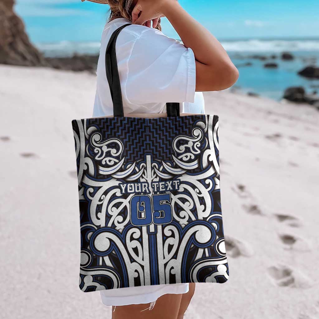 Custom Aotearoa Ngati Tuwharetoa Tote Bag Maori Tribal Pattern Mix Poutama