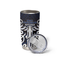 Custom Aotearoa Ngati Tuwharetoa Tumbler Cup Maori Tribal Pattern Mix Poutama