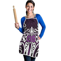 Custom Aotearoa Rangitane Apron Maori Tribal Pattern Mix Poutama