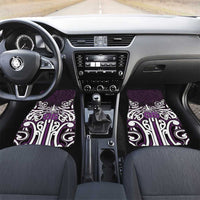 Custom Aotearoa Rangitane Car Mats Maori Tribal Pattern Mix Poutama