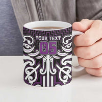 Custom Aotearoa Rangitane Ceramic Mug Maori Tribal Pattern Mix Poutama