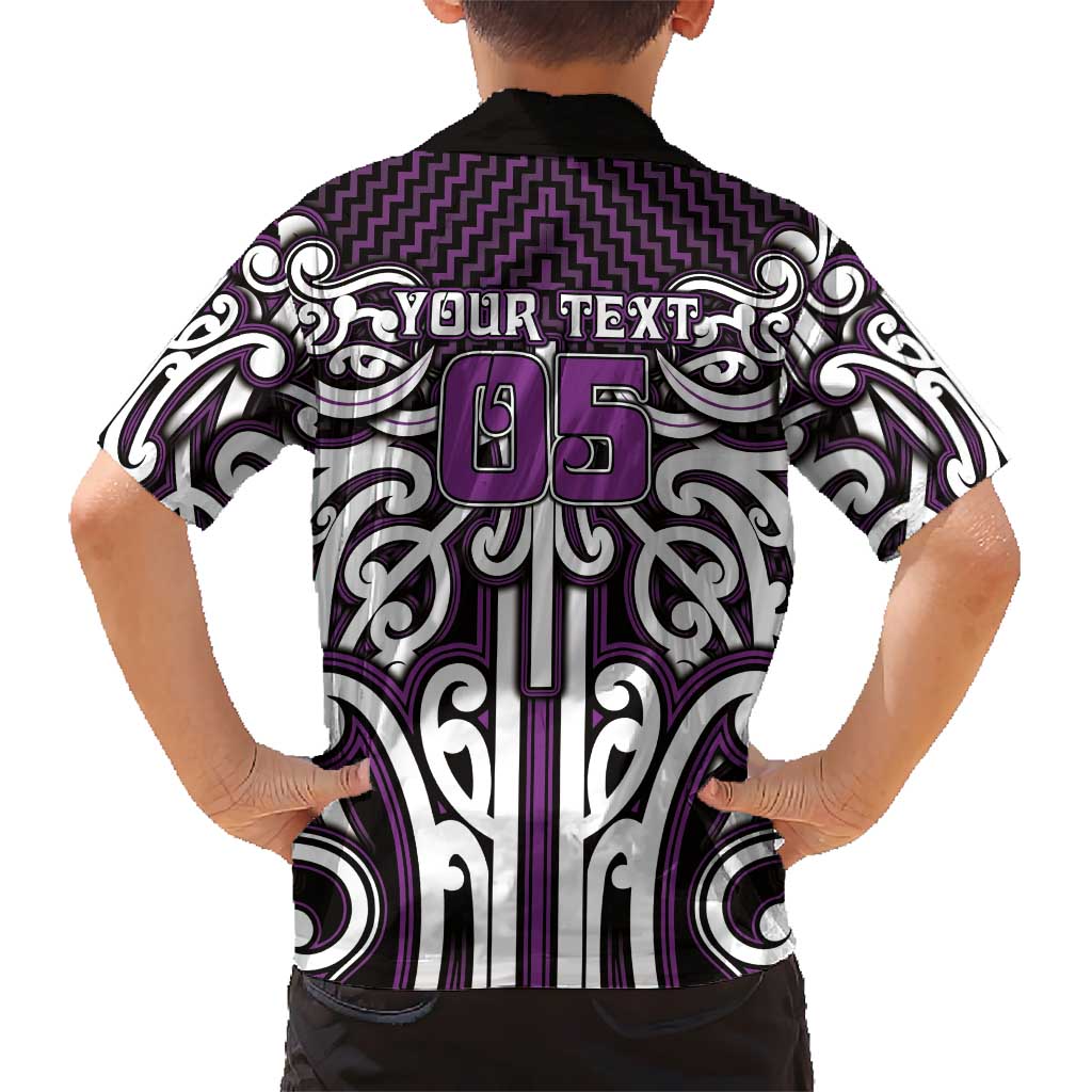 Custom Aotearoa Rangitane Family Matching Summer Maxi Dress and Hawaiian Shirt Maori Tribal Pattern Mix Poutama