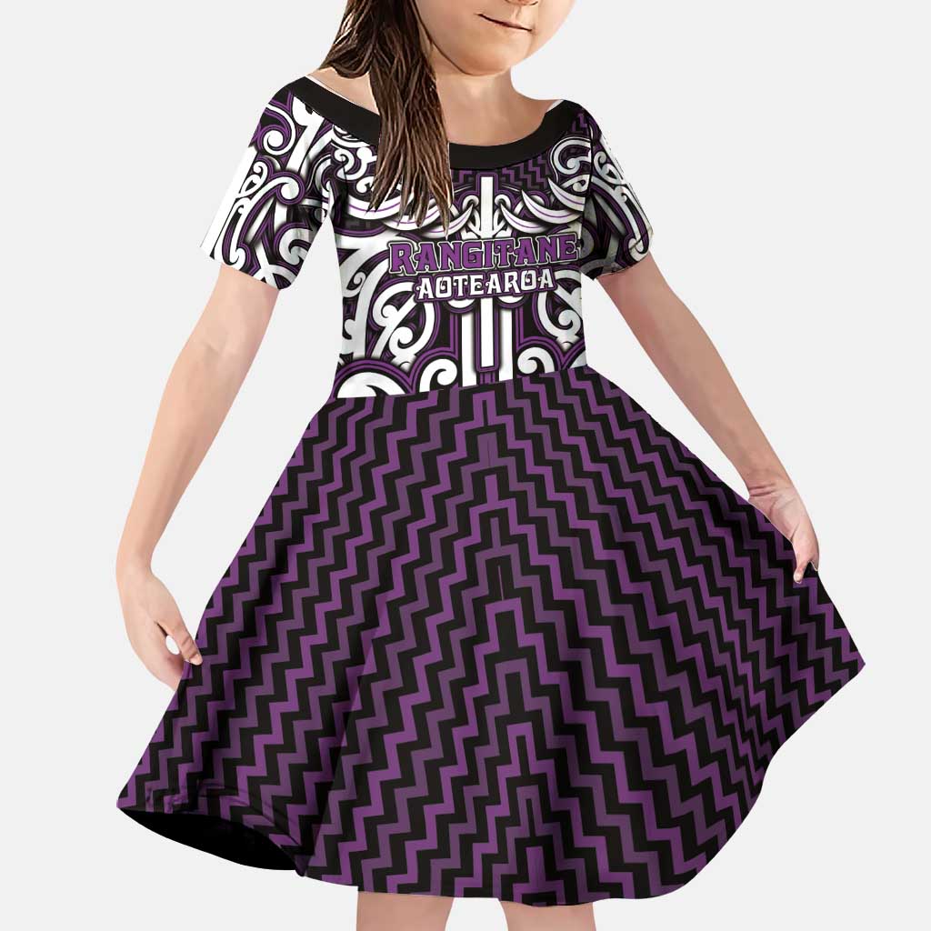 Custom Aotearoa Rangitane Family Matching Summer Maxi Dress and Hawaiian Shirt Maori Tribal Pattern Mix Poutama