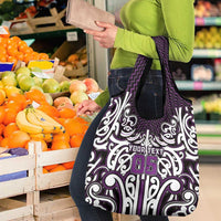 Custom Aotearoa Rangitane Grocery Bag Maori Tribal Pattern Mix Poutama
