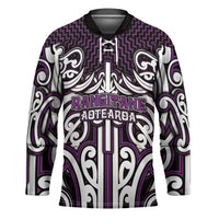 Custom Aotearoa Rangitane Hockey Jersey Maori Tribal Pattern Mix Poutama