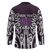 Custom Aotearoa Rangitane Hockey Jersey Maori Tribal Pattern Mix Poutama
