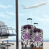 Custom Aotearoa Rangitane Luggage Cover Maori Tribal Pattern Mix Poutama