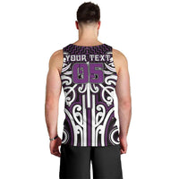 Custom Aotearoa Rangitane Men Tank Top Maori Tribal Pattern Mix Poutama