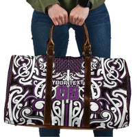 Custom Aotearoa Rangitane Travel Bag Maori Tribal Pattern Mix Poutama
