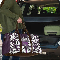 Custom Aotearoa Rangitane Travel Bag Maori Tribal Pattern Mix Poutama