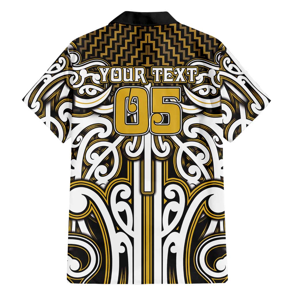 Custom Aotearoa Taranaki Family Matching Off Shoulder Maxi Dress and Hawaiian Shirt Maori Tribal Pattern Mix Poutama LT05 - Polynesian Pride